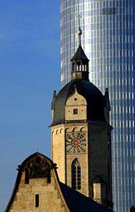 Universit�t, Stadtkirche und Neue Mitte Turm in Jena